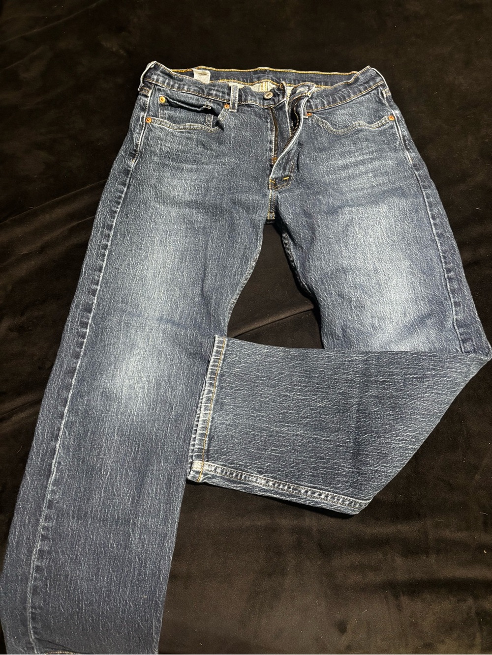 Levi's Men's Dark Wash Straight Jeans